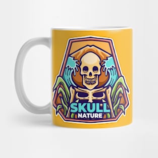 skull nature Mug